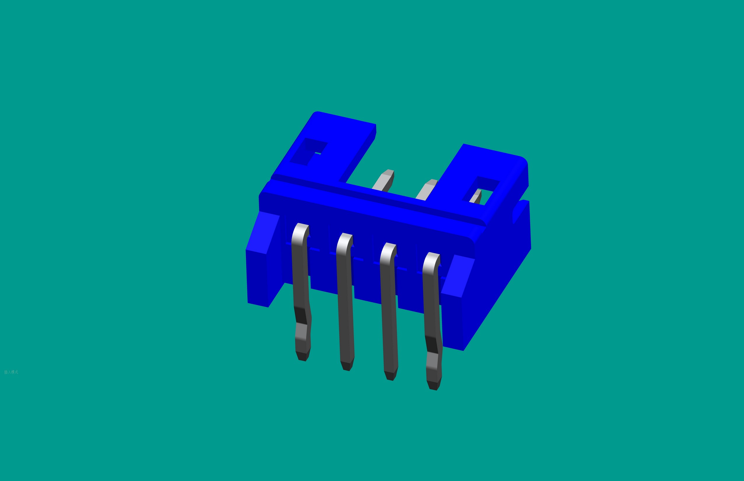 PH-4QA（有保護腳）藍色，普通PA66