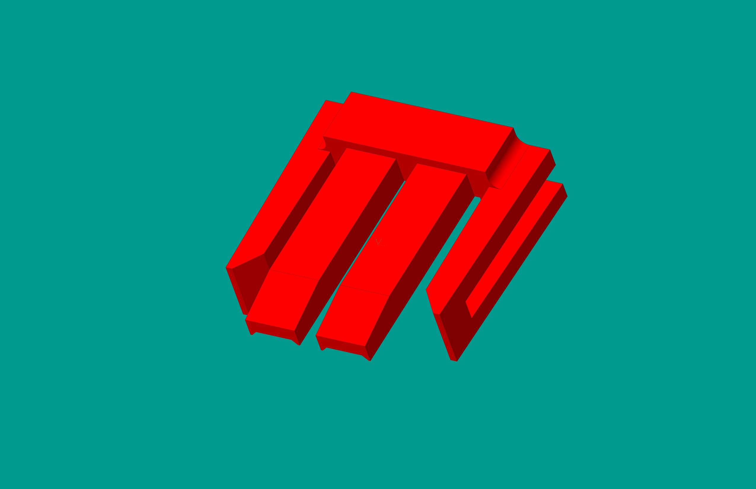 2.0間距，PNIS-02V鎖定片/紅色/