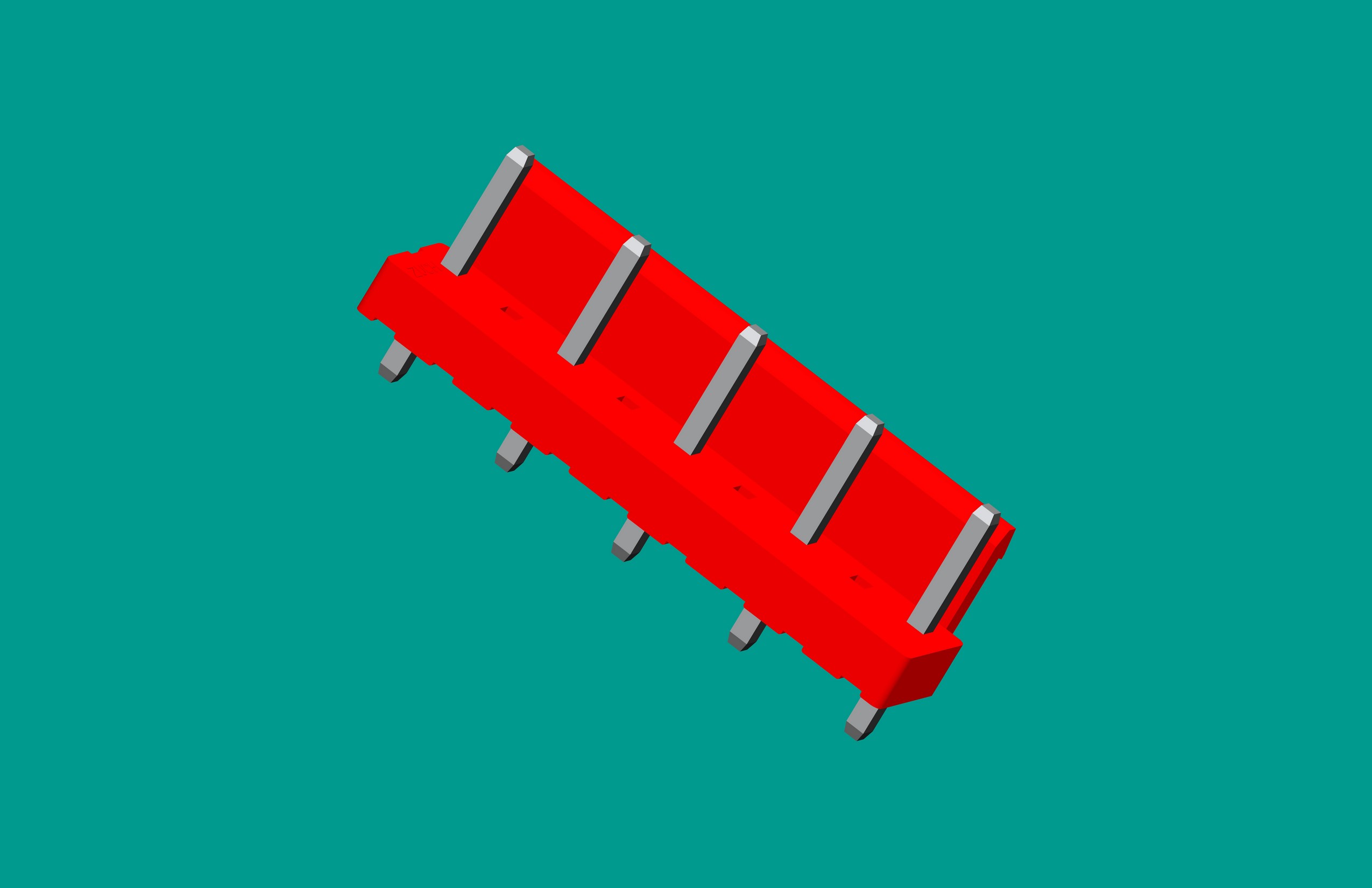 VH-9A-4半包立式針座紅色/普通PA66/插奇數(shù)