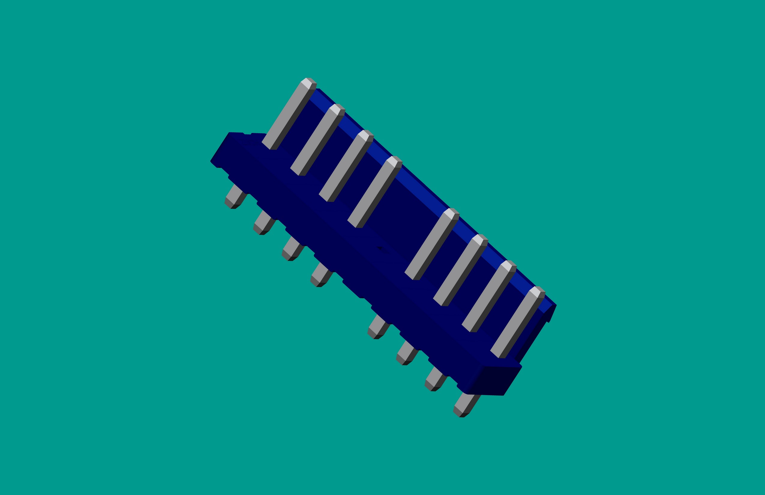 VH-9A-1（半包，藍(lán)色普通PA66）（缺第5針）