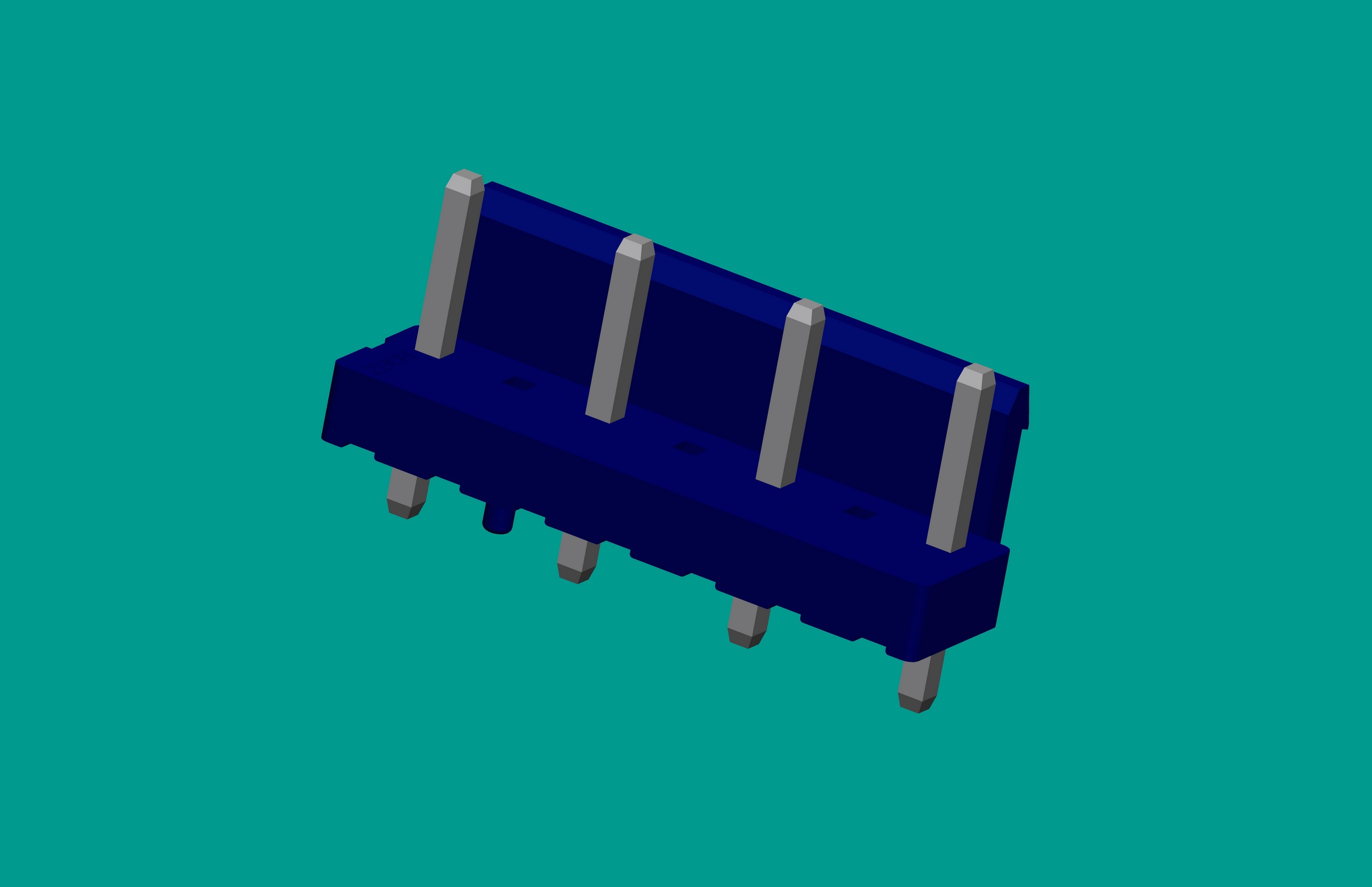 VH7A半包(缺2、4、6針)藍色帶定位針座