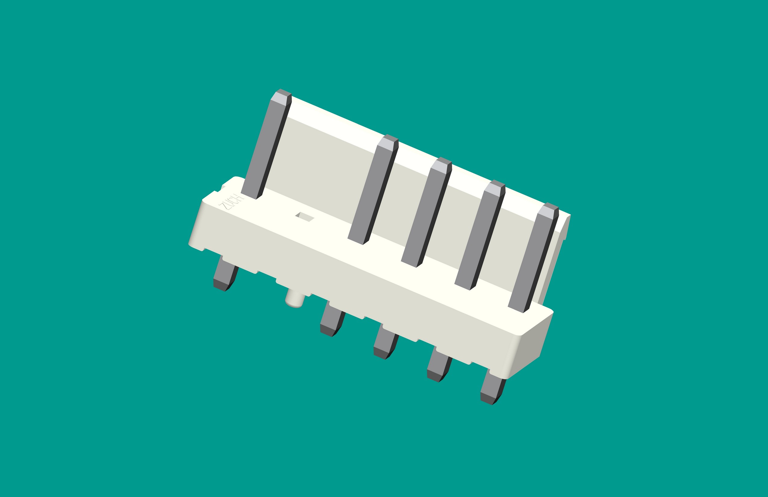 VH-6A-1（半包，帶定位，白色普通PA66）（缺第2針）