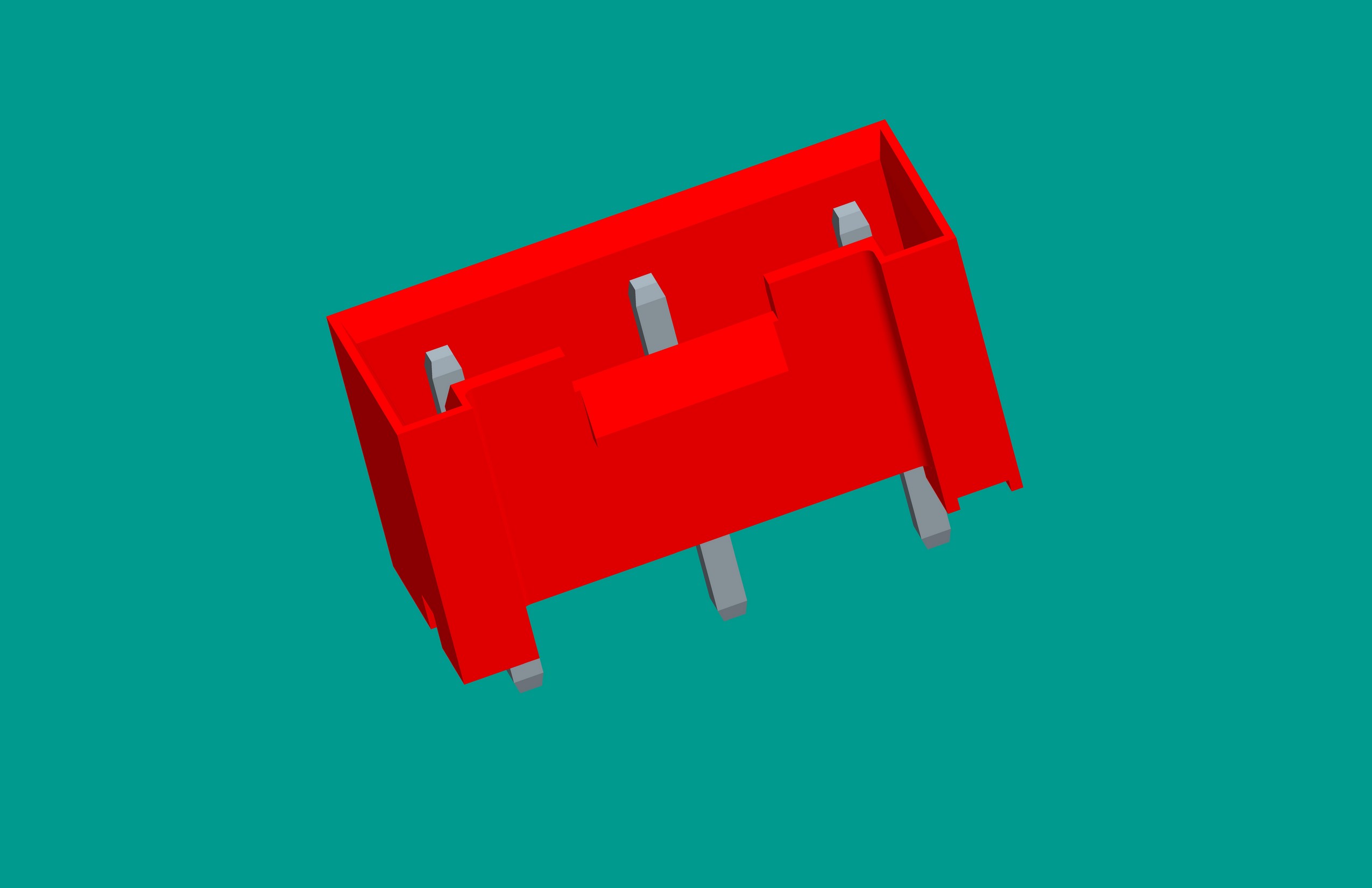 VH5A盒式（插奇數(shù)）帶定位針座 -紅色(普通PA66)