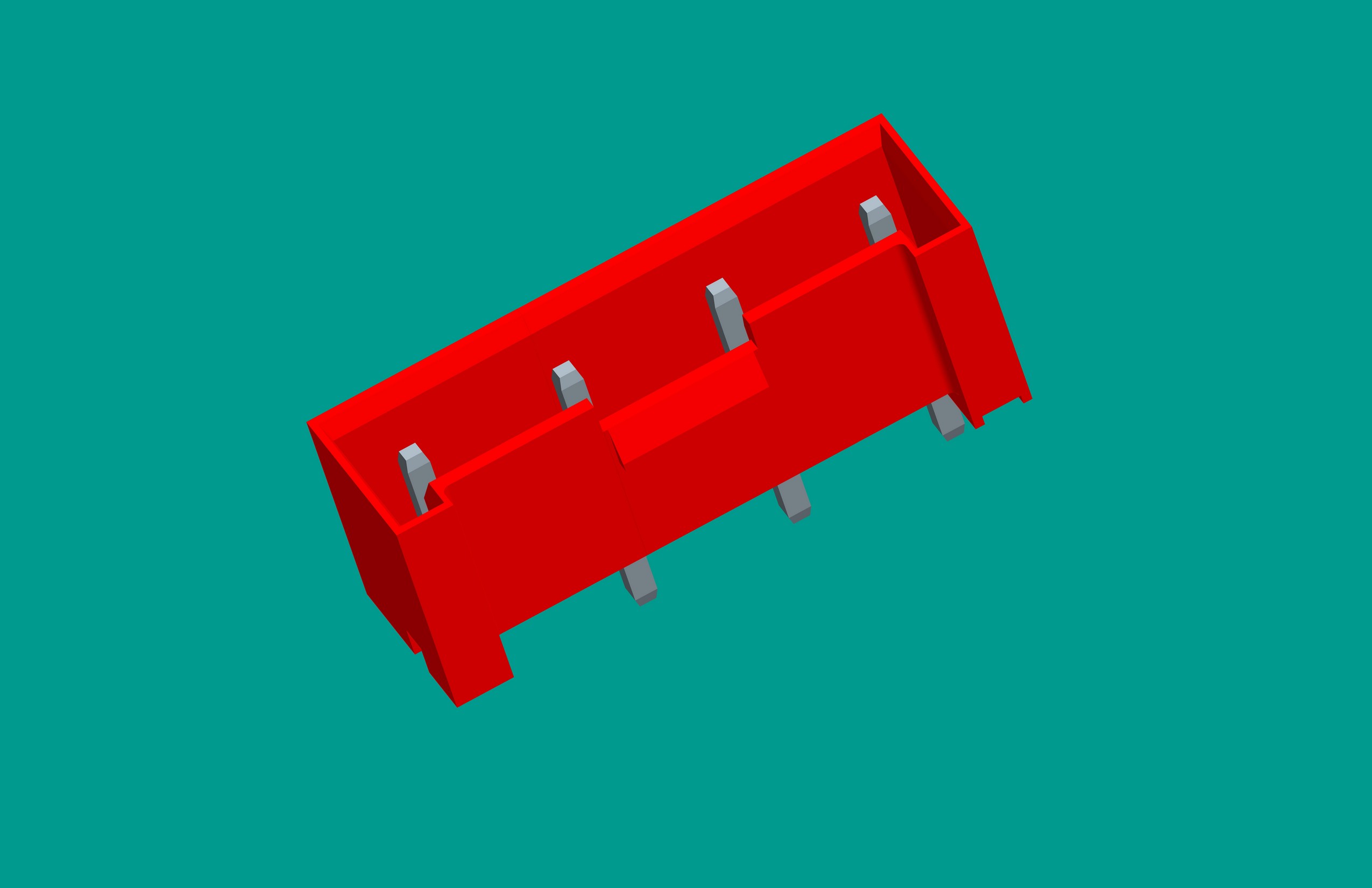 VH7A-3盒式（插奇數(shù)）帶定位針座 紅色（PA66）